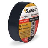 SAN-CIN-5709-CINTA DE AISLAR SANTUL COLOR NEGRO DE 9 METROS DE LARGO 1 PIEZA