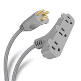STE-EXTE-3X16-EXTENSIÓN USO RUDO STEREN 3 CONTACTOS 8 M GRIS