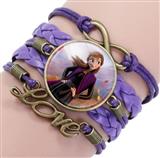 JUG-DIS-ANA-Disney Pulsera de princesa Ana color MORADO