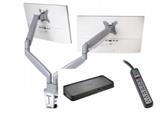 KEN-BRACOP-KIT Home Office Ergonómico Brazo para monitor, Estación de acoplamiento