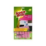 3M-GUANTE-MSG-GUANTES DE LATEX SCOTCH-BRITE DEL NUMERO 8 - 8 1/2 USO DOMESTICO COLOR ROJO 1 PZA