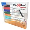 MARCADORES BASE ALCOHOL AZOR MAGISTRAL DIDACTICO 1 PAQUETE CON 8 PIEZAS-Azor