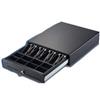 CAJON DE DINERO COMPACT 4 BILLETES/8 MONEDAS NEGRO-ECLine